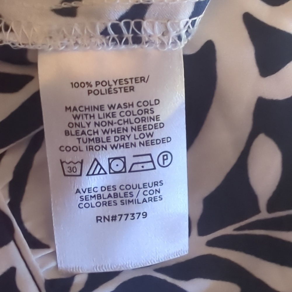 NWOT Ann Taylor Tunic Peasant Style Top Size L - Picture 8 of 12